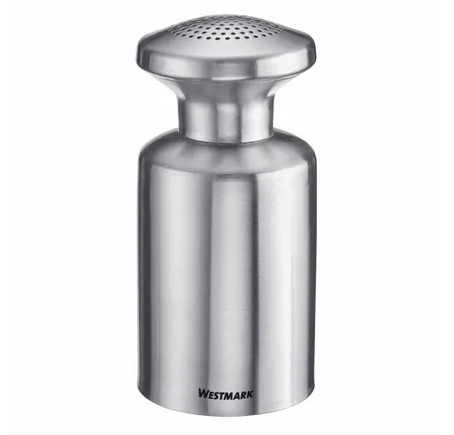 WESTMARK Gastro-Salzstreuer Alpha, 500 ml aus Edelstahl - Pfefferstreuer für Gastronomie, mit 500 ml Füllvolumen und praktischem Schraubdeckel für schnelles Nachfüllen. Besonders robust und spülmaschinengeeignet für professionelle Anwendungen.