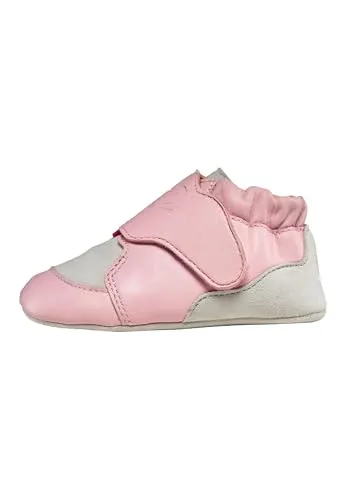 Affenzahn Kid's Krabbelschuh Leder Crawly - Barfußschuhe 16/17 - Leichte und weiche Krabbelschuhe aus Leder in Rosa, ideal für die ersten Schritte und die Freizeit; Größe 16/17.