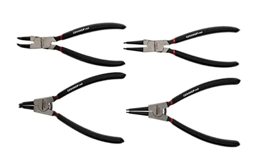 Gedore RED 3301156 Sicherungsringzange - Handwerkzeug für präzises Arbeiten, ideal zum sicheren Montieren und Demontieren von Sicherungsringen.