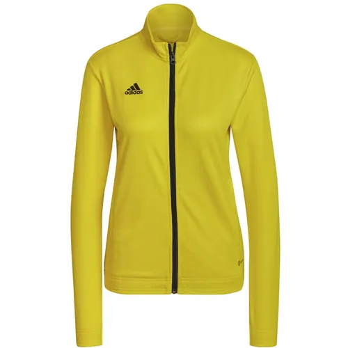 adidas Damen Entrada 22 Track Jacket, Team Yellow/Black, S in gelb von adidas