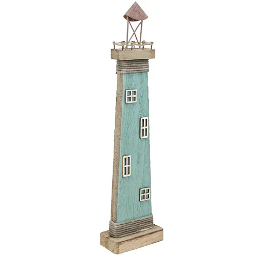 Leuchtturm Antik Maritime Tischdeko Holz Vintage 40,5cm