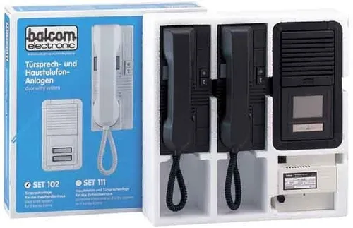 Balcom Electronic Sprechanlage SET 111 ws