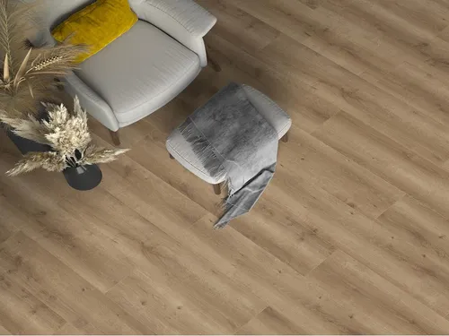 Designboden Trend Ceramin Sandvig Landhausdiele - Eleganter Designboden für Feuchträume mit Klick-Verbindung. Strapazierfähig und pflegeleicht, ideal für jeden Raum. Maße: 24,60 x 129 cm, Stärke: 5 mm, für ein stilvolles Ambiente.