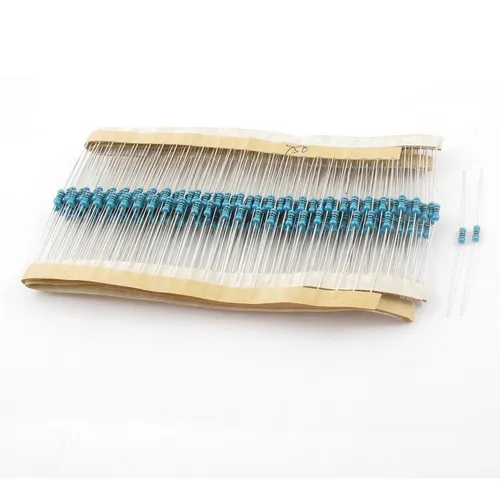 300Stk Axial Leitung 1/4W 1% Toleranz 750 Ohm Flammwidriger Metallfilmwiderstand