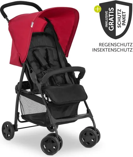 Hauck Buggy Sport inkl. Schutzpaket in rot von hauck