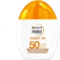 Delial Super UV Aqua Erfrischendes Gesichtsfluid LSF 50 von Garnier
