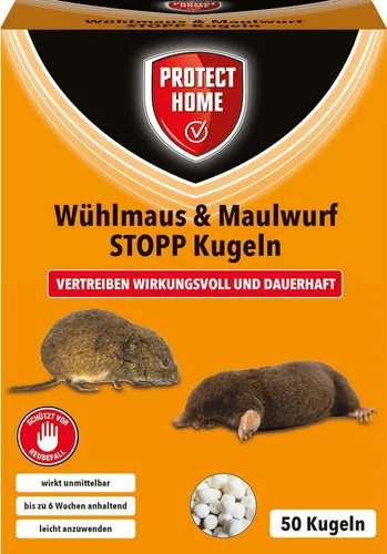 PROTECT HOME Wühlmaus & Maulwurf STOPP Kugeln