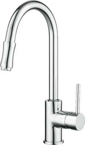 Primaster Küchenarmatur Hannover mit Handbrause - Verchromt - Küchenarmatur mit praktischer Handbrause, ideal für vielseitige Nutzung und einfache Reinigung in modernen Küchen.