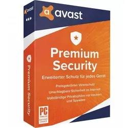 AVAST Premium Security 2026 1 PC 1 Jahr Internet Security Antivirus avast