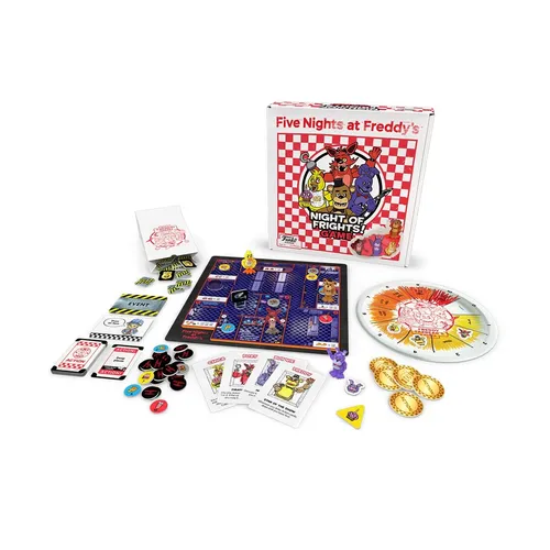 Funko - Five Night's at Freddy's (FNAF) - Nights of Fright Board Game, 2-4 Players, Family Game