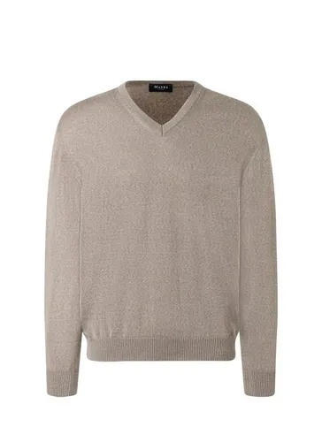 MAERZ Muenchen Strickpullover - Hochwertiger Strickpullover aus 100% Wolle, Größe 52, in der eleganten Farbe twig – perfekt für kalte Tage und stilvolle Outfits.