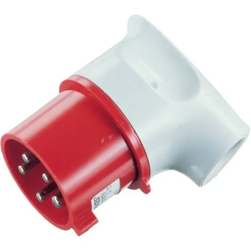 Mennekes Winkelstecker 32A 5p 6H 400V IP44 - Sonstiges Kabelzubehör, wetterfest und ergonomisch gestaltet mit Knickschutz für optimale Langlebigkeit und Sicherheit.