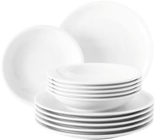 Seltmann Weiden Tafelservice Geschirr-Set Compact (12-tlg) in weiß von Seltmann Weiden