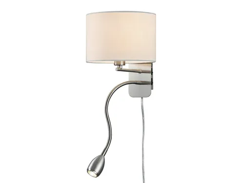 TRIO Leuchten LED Wandleuchte mit Lesearm in weiß von TRIO Leuchten