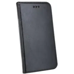 cofi1453 Elegante ECHT Leder Buch-Tasche Hülle kompatibel mit iPhone 13 Mini in Schwarz Wallet Book-Style Cover Schale