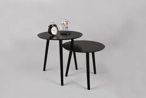 MIRRORS AND MORE Beistelltisch Vilana (Set, 2-St) in schwarz von MIRRORS AND MORE