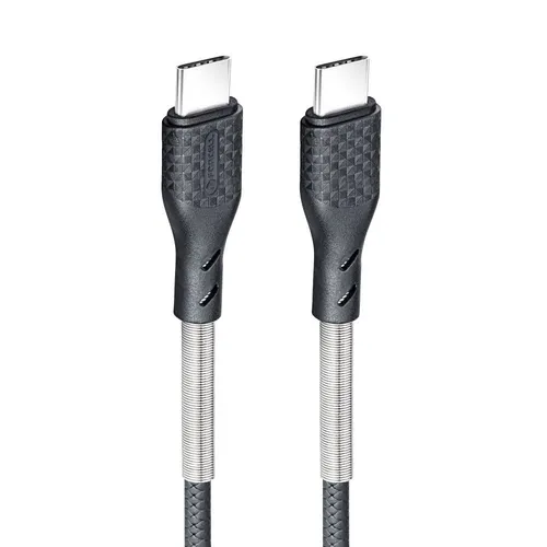 FORCELL Carbon Kabel Typ C auf Typ C 3.0 QC Power Delivery PD 60W CB-02C schwarz