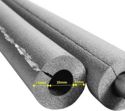 Produktbild INSUL-TUBE® H PLUS XT Kautschuk 2m Rohrisolierung Ø 35 mm x 10 mm Dämmung selbstklebend
