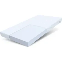 BRESSO H3 Kaltschaum Matratze 80x200 cm - Matratze mit 10 cm Höhe, atmungsaktivem Premium Jersey Bezug und hypoallergenen Eigenschaften – ideal für Allergiker und sorgt für optimalen Schlafkomfort.