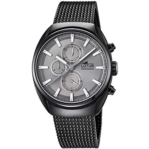Lotus HerrenArmbanduhr Chronograph Quarz Edelstahl 18567/C