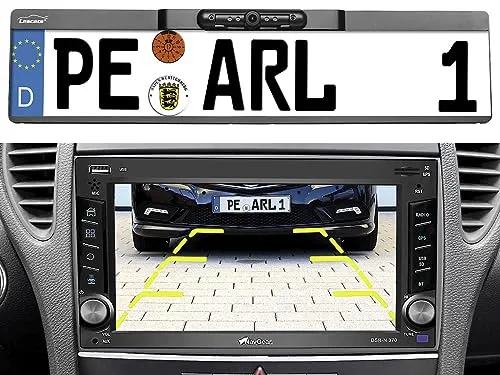 Lescars Funk-Rückfahr-Kamera im Nummernschild-Halter