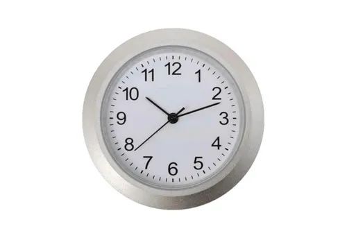 OFFORM Tischuhr Einsteck-Uhrwerk Quarz Einbauuhr Modellbau-Uhr Metall Ø 36,5 mm