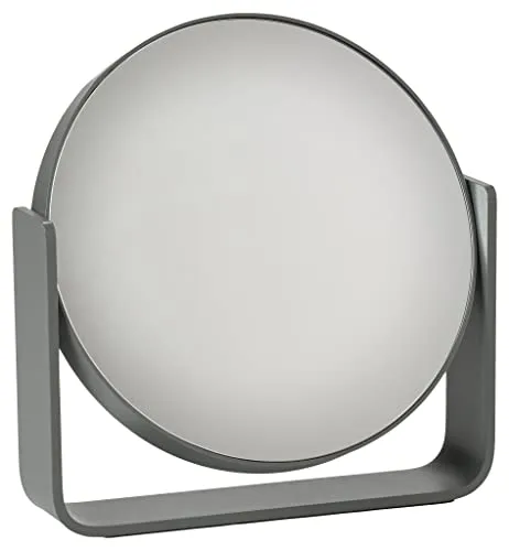 Zone Denmark Ume Tischspiegel - 5x Vergrößerung, grau - Kosmetikspiegel mit 5-facher Vergrößerung, ideal für präzise Anwendungen und passt perfekt in jedes moderne Zuhause.