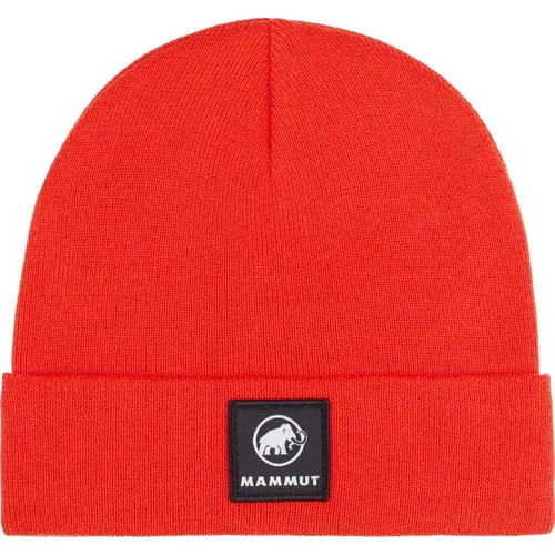 Mammut Fedoz Beanie - Mammut Red (3778) One Size - Warme Wintermütze aus 100 % recyceltem Polyester, atmungsaktiv und ideal für Freizeit, Alltag sowie Outdoor-Aktivitäten. Stilvoll und umweltfreundlich!
