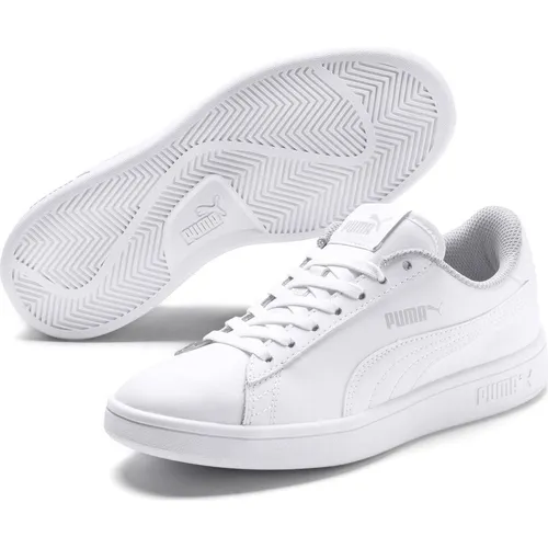 Puma Smash v2 L Jr puma white-puma white (02) 3
