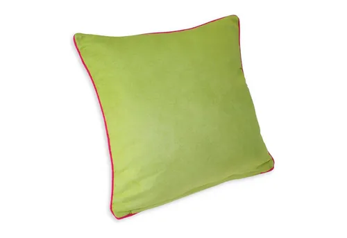 Haus und Deko Kissenbezüge Kissenbezug Kissenhülle Wildleder Optik mit farbigen Rand Sofakissen, (1 Stück)