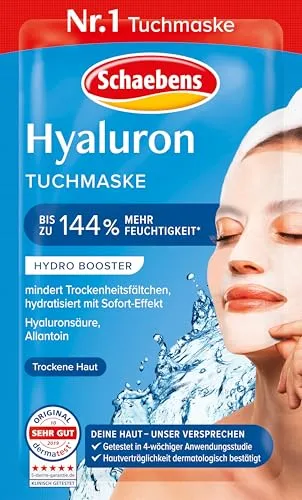 Schaebens Hyaluron Tuchmaske, 21 g