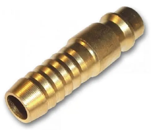 Druckluft Schlauchanschluss mit Stecknippel in versch. Größen 1/4