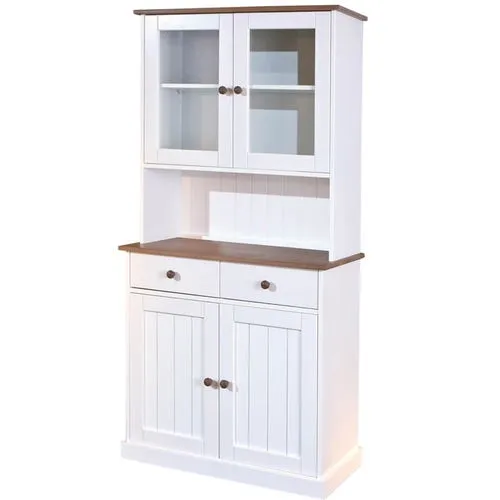 Mid.you Buffet Weiß aus massivem Kiefernholz von Interlink