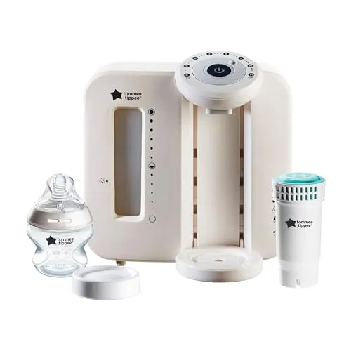 Tommee Tippee Perfect Prep Gerät - Vaporisatoren für die schnelle Zubereitung von Babymilch in nur 2 Minuten mit antibakteriellem Filter für maximale Sicherheit.