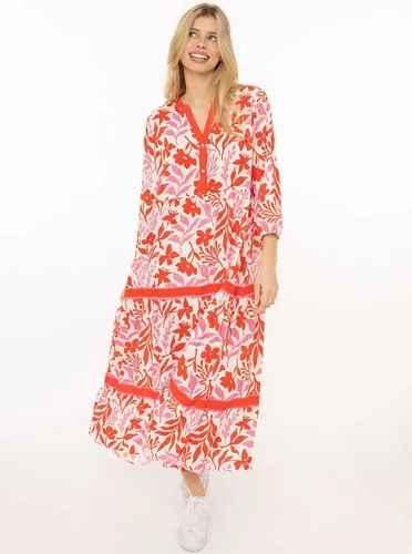 Zwillingsherz Maxikleid Damen in rot von Zwillingsherz
