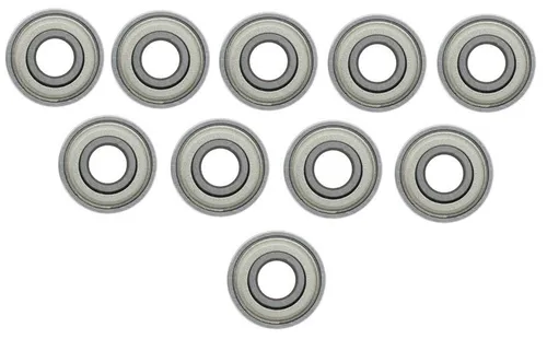 10er Pack Miniatur Kugellager 5 mm x 8 mm x 2,5 mm beidseitig Metalldeckscheiben