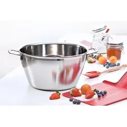 Le Creuset 3-Ply Einkochtopf 30 cm - Kochtöpfe mit 9,3 l Fassungsvermögen, ideal zum Einkochen und für vielfältige Gerichte. Schnelles, energiesparendes Kochen dank 3-Ply Schichtsystem und genietetem Griff für mehr Sicherheit.