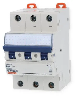 GEWISS GW92568 Leitungsschutzschalter (MCB) B-Charakteristik, 16A, 400V, 3-Polig, 3TE
