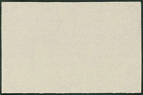 wash+dry by Kleen-Tex Fußmatte Trend Uni - Gelb, 50x75 cm - Schmutzfangmatte, waschbar und rutschhemmend, ideal für In- und Outdoor, strapazierfähig und pflegeleicht.