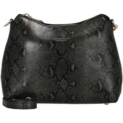 Seidenfelt Lilleby Midi - Umhängetasche 24.5 cm (reptile dark green)