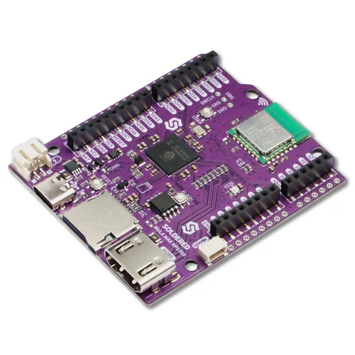 Soldered NULA Max RP2350 Entwicklungsboard, Dual Cortex-M33 RP2350B, DVI, WiFi & Bluetooth, Qwiic, microSD