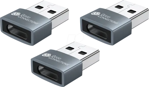 Good Connections USB2.0 Adapter A-St.-USB-C Bu. 3er Set