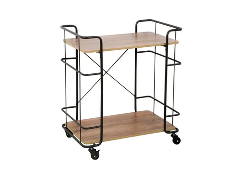 HTI-Line Servierwagen Cora in schwarz von HTI-Line