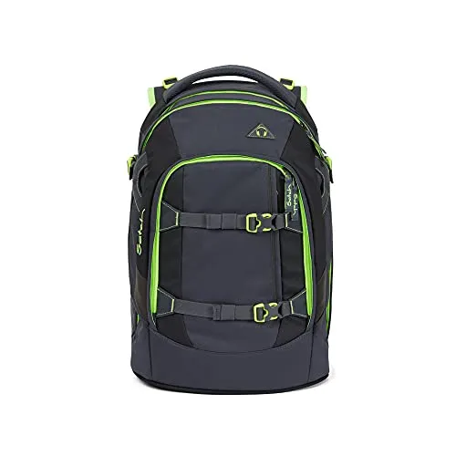satch pack Schulrucksack - Phantom Grau, ergonomisch & geräumig - Tagesrucksack mit 30 Litern Volumen, ideal für Schule und Freizeit. Ergonomisches Design und zahlreiche Fächer für optimale Organisation.