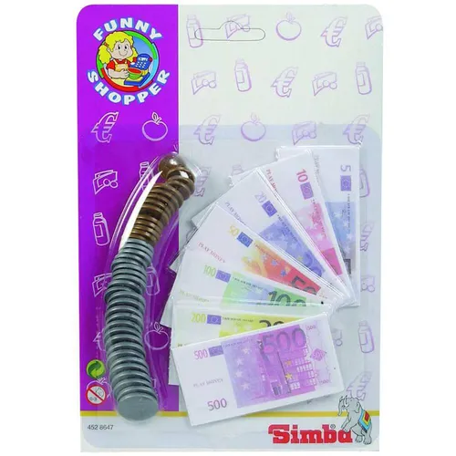 Simba Lernspielzeug Euro-Spielgeld 104528647 - Lernspiele: Realistisches Euro-Spielgeld für kreatives Spielen und Lernen von Finanzkonzepten.
