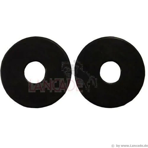 Gummi Gebissscheiben-schwarz