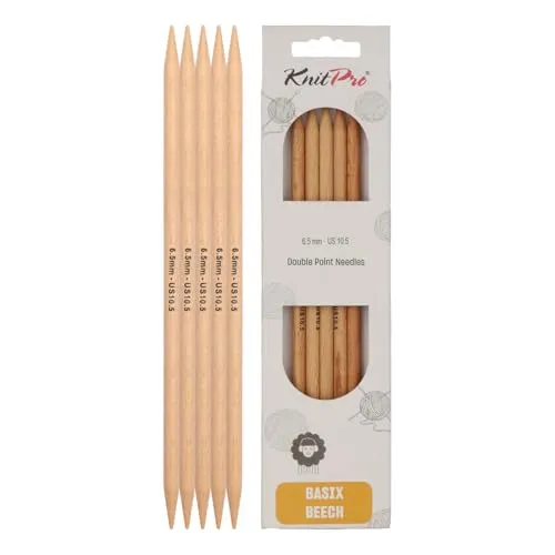 KnitPro Basix Beech Nadelspiele 8