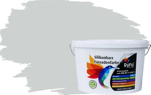 RyFo Colors Silikonharz Fassadenfarbe Weißtöne, 1 L