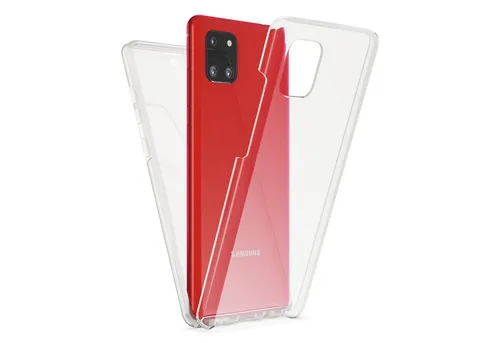 Nalia Smartphone-Hülle Samsung Note 10 Lite, Klare 360 Grad Hülle / Rundumschutz / Transparent / Displayschutz Case