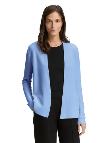 Cardigan TOM TAILOR Damen, hüftlang, blau von Tom Tailor